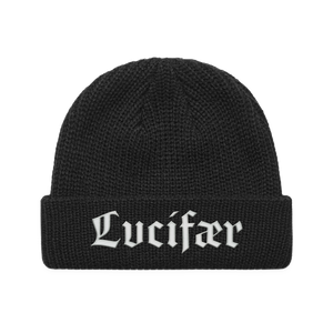 Lucifaer Embroidered Beanie